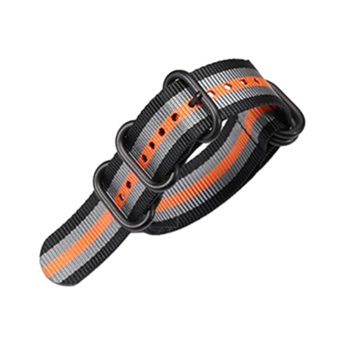 Hdhfjks 18/20/22/24 mm Uhrenarmband aus Canvas-Nylon, langlebig, Uhrenzubehör, atmungsaktiv, lässig und vielseitig,Schwarz Grau Orange 1,20 mm Hdhfjks 18/20/22/24 mm Uhrenarmband aus Canvas-Nylon, langlebig, Uhrenzubehör, atmungsaktiv, lässig und vielseitig,Schwarz Grau Orange 1,20 mm von Hdhfjks