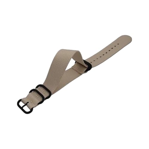 Hdhfjks 18/20/22/24 mm Uhrenarmband aus Canvas und Nylon, verdickter Stoff, langlebig, Uhrenzubehör,Khaki,22 mm Hdhfjks 18/20/22/24 mm Uhrenarmband aus Canvas und Nylon, verdickter Stoff, langlebig, Uhrenzubehör,Khaki,22 mm von Hdhfjks