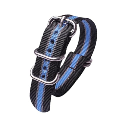 Hdhfjks 18/20/22/24 mm elastisches Nylon-Ersatzarmband, Outdoor-Sport, lässig und vielseitig,2Schwarz2Grau1Blau,22 mm Hdhfjks 18/20/22/24 mm elastisches Nylon-Ersatzarmband, Outdoor-Sport, lässig und vielseitig,2Schwarz2Grau1Blau,22 mm von Hdhfjks