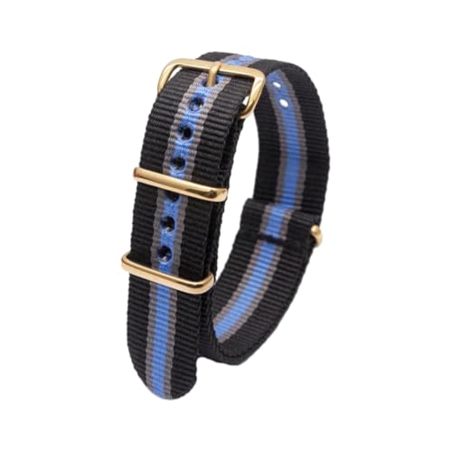 Hdhfjks 18/20/22/24 mm integriertes Nylon-Ersatzarmband, einfach und vielseitig, geeignet für Smartwatches,2Schwarz 2Grau 1Blau,22 mm Hdhfjks 18/20/22/24 mm integriertes Nylon-Ersatzarmband, einfach und vielseitig, geeignet für Smartwatches,2Schwarz 2Grau 1Blau,22 mm von Hdhfjks