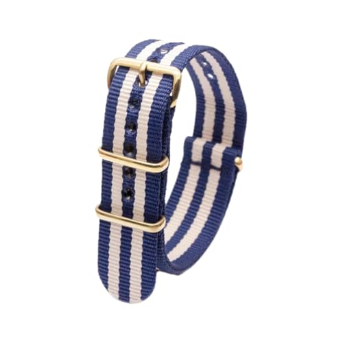 Hdhfjks 18/20/22/24 mm integriertes Nylon-Ersatzarmband, einfach und vielseitig, geeignet für Smartwatches,3Blau 2Weiß,22 mm Hdhfjks 18/20/22/24 mm integriertes Nylon-Ersatzarmband, einfach und vielseitig, geeignet für Smartwatches,3Blau 2Weiß,22 mm von Hdhfjks
