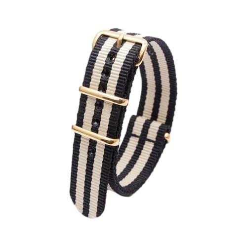 Hdhfjks 18/20/22/24 mm integriertes Nylon-Ersatzarmband, einfach und vielseitig, geeignet für Smartwatches,3Schwarz 2Weiß,22 mm Hdhfjks 18/20/22/24 mm integriertes Nylon-Ersatzarmband, einfach und vielseitig, geeignet für Smartwatches,3Schwarz 2Weiß,22 mm von Hdhfjks