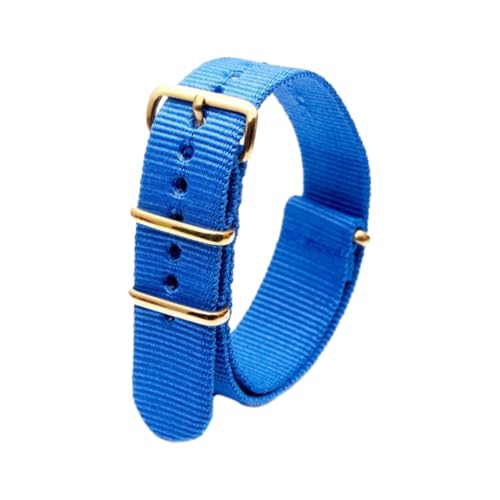 Hdhfjks 18/20/22/24 mm integriertes Nylon-Ersatzarmband, einfach und vielseitig, geeignet für Smartwatches,Himmelblau,18 mm Hdhfjks 18/20/22/24 mm integriertes Nylon-Ersatzarmband, einfach und vielseitig, geeignet für Smartwatches,Himmelblau,18 mm von Hdhfjks