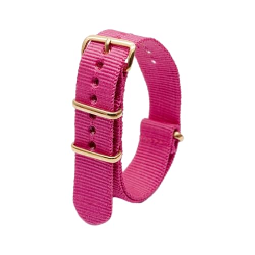 Hdhfjks 18/20/22/24 mm integriertes Nylon-Ersatzarmband, einfach und vielseitig, geeignet für Smartwatches,Rosa,24 mm Hdhfjks 18/20/22/24 mm integriertes Nylon-Ersatzarmband, einfach und vielseitig, geeignet für Smartwatches,Rosa,24 mm von Hdhfjks