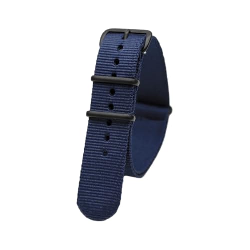 Hdhfjks 18/20/22/24 mm modisches Uhrenarmband aus Nylon, gestreiftes Gewebe, langlebiges und atmungsaktives Uhrenarmband,Blau,18 mm Hdhfjks 18/20/22/24 mm modisches Uhrenarmband aus Nylon, gestreiftes Gewebe, langlebiges und atmungsaktives Uhrenarmband,Blau,18 mm von Hdhfjks