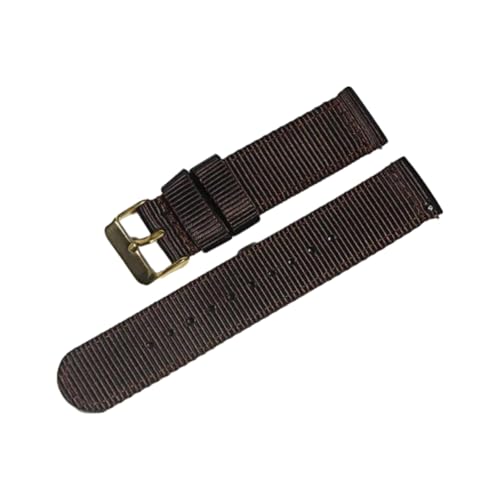Hdhfjks 18/20/22 mm Uhrenarmband aus Nylon-Canvas, universelles Sportuhrenarmband, Schnellverschluss, geeignet für Smartwatches,Braun-G,20 mm Hdhfjks 18/20/22 mm Uhrenarmband aus Nylon-Canvas, universelles Sportuhrenarmband, Schnellverschluss, geeignet für Smartwatches,Braun-G,20 mm von Hdhfjks