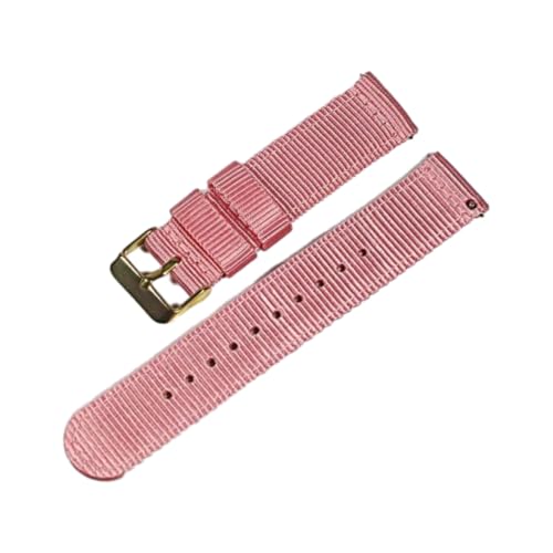 Hdhfjks 18/20/22 mm Uhrenarmband aus Nylon-Canvas, universelles Sportuhrenarmband, Schnellverschluss, geeignet für Smartwatches,Pink-G,22 mm Hdhfjks 18/20/22 mm Uhrenarmband aus Nylon-Canvas, universelles Sportuhrenarmband, Schnellverschluss, geeignet für Smartwatches,Pink-G,22 mm von Hdhfjks
