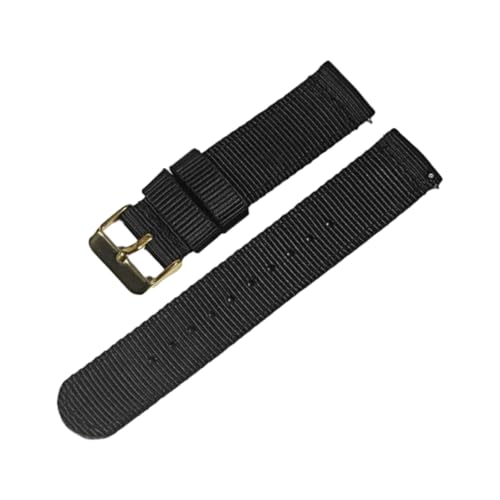 Hdhfjks 18/20/22 mm Uhrenarmband aus Nylon-Canvas, universelles Sportuhrenarmband, Schnellverschluss, geeignet für Smartwatches,Schwarz-G,22 mm Hdhfjks 18/20/22 mm Uhrenarmband aus Nylon-Canvas, universelles Sportuhrenarmband, Schnellverschluss, geeignet für Smartwatches,Schwarz-G,22 mm von Hdhfjks