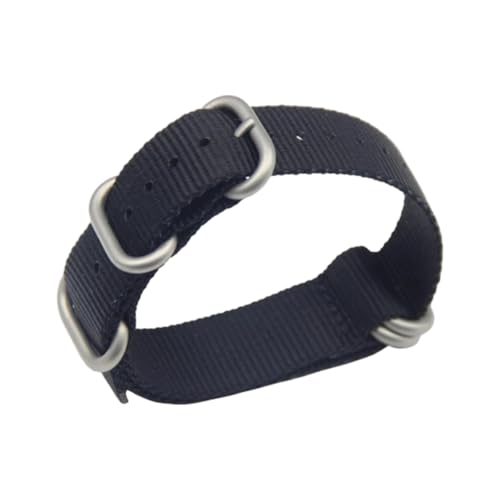 Hdhfjks 20/22 mm Nylon-Ersatzarmband, Uhrenzubehör, langlebig, atmungsaktiv, waschbar,Schwarz,20 mm Hdhfjks 20/22 mm Nylon-Ersatzarmband, Uhrenzubehör, langlebig, atmungsaktiv, waschbar,Schwarz,20 mm von Hdhfjks
