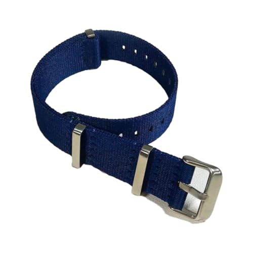 Hdhfjks 20/22 mm Nylon-Ersatzarmband, einfach und vielseitig, modisch und wasserdicht, Freizeit im Freien,dunkelblau,22 mm Hdhfjks 20/22 mm Nylon-Ersatzarmband, einfach und vielseitig, modisch und wasserdicht, Freizeit im Freien,dunkelblau,22 mm von Hdhfjks