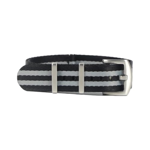 Hdhfjks 20/22 mm Nylon-Ersatzarmband, gestreifter Stil, Outdoor-Sport, lässig und vielseitig,Silberschnalle-Farbe11,20 mm Hdhfjks 20/22 mm Nylon-Ersatzarmband, gestreifter Stil, Outdoor-Sport, lässig und vielseitig,Silberschnalle-Farbe11,20 mm von Hdhfjks