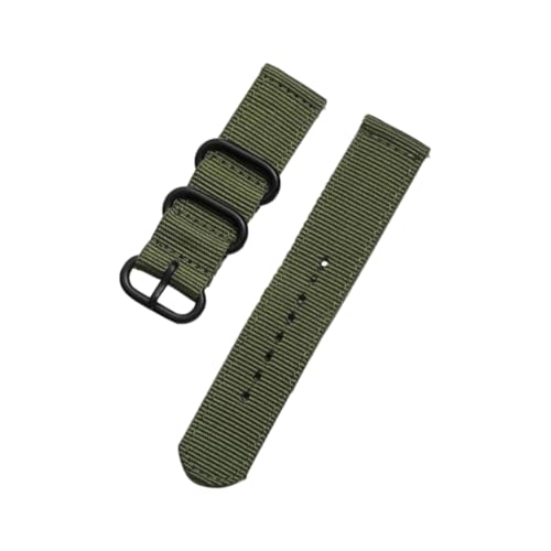 Hdhfjks 20/22 mm Nylon-Ersatzarmband, schnell abnehmbar, langlebig, Uhrenzubehör,Grün,24 mm Hdhfjks 20/22 mm Nylon-Ersatzarmband, schnell abnehmbar, langlebig, Uhrenzubehör,Grün,24 mm von Hdhfjks
