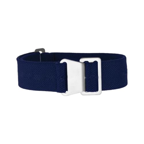 Hdhfjks 20/22 mm elastisches Uhrenarmband aus Nylon, Uhrenzubehör, langlebig und atmungsaktiv, waschbar,Blau,22 mm Hdhfjks 20/22 mm elastisches Uhrenarmband aus Nylon, Uhrenzubehör, langlebig und atmungsaktiv, waschbar,Blau,22 mm von Hdhfjks