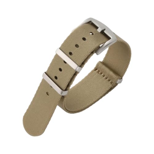 Hdhfjks 20/22 mm weiches Nylon-Uhrenarmband, Sport-Ersatzarmband, langlebig, atmungsaktiv, waschbar,Khaki,20 mm Hdhfjks 20/22 mm weiches Nylon-Uhrenarmband, Sport-Ersatzarmband, langlebig, atmungsaktiv, waschbar,Khaki,20 mm von Hdhfjks
