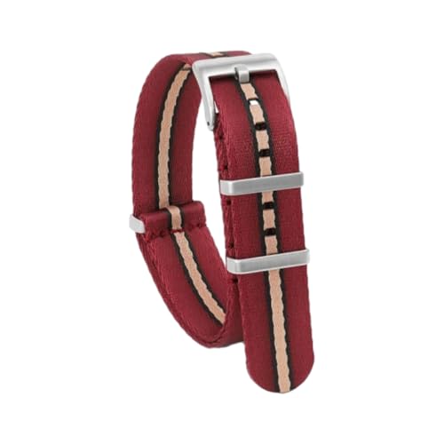 Hdhfjks 20/22 mm weiches Nylon-Uhrenarmband, Sport-Ersatzarmband, langlebig, atmungsaktiv, waschbar,Rot-Khaki,20 mm Hdhfjks 20/22 mm weiches Nylon-Uhrenarmband, Sport-Ersatzarmband, langlebig, atmungsaktiv, waschbar,Rot-Khaki,20 mm von Hdhfjks