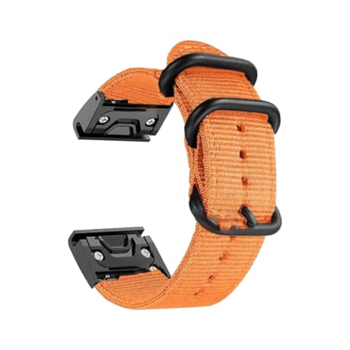 Hdhfjks 22/26 mm Canvas-Nylon-Uhrenarmband, Uhrenarmband-Zubehör, verstellbar, Outdoor-Sport,Orange-Schwarz,22 mm Hdhfjks 22/26 mm Canvas-Nylon-Uhrenarmband, Uhrenarmband-Zubehör, verstellbar, Outdoor-Sport,Orange-Schwarz,22 mm von Hdhfjks