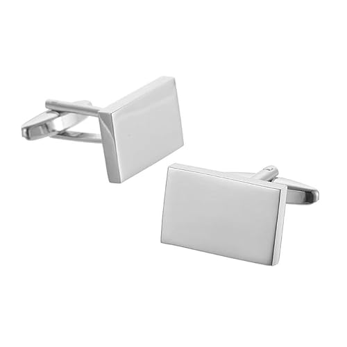 Manschettenknöpfe für Herrenhemden, runde, quadratische Manschettenknöpfe aus Metall, Anzugzubehör, geeignet für Hochzeiten, Jubiläen und Geburtstagsgeschenke,Farbe21,4 Stück von Hdhfjks