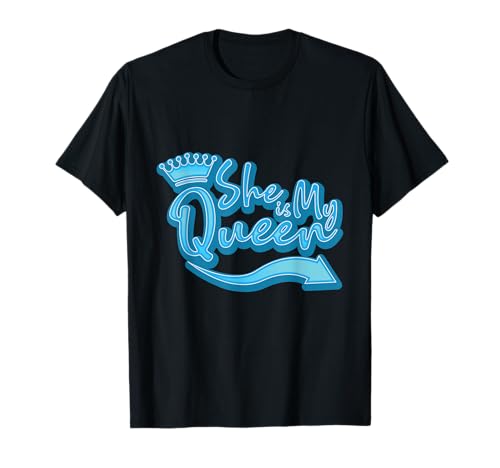 Sie ist meine Königin für Männer Passende Outfits Paar T-Shirt Sie ist meine Königin für Männer Passende Outfits Paar T-Shirt von He Is My King She Is My Queen Couple Outfit