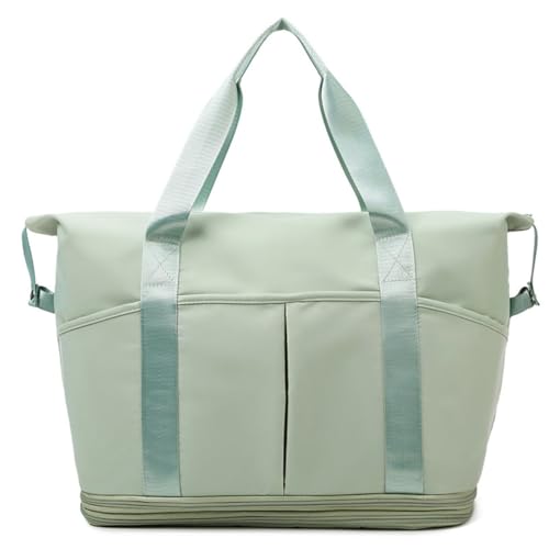 HeYuMeio Doppel-Schicht Extended Travel Bag, Frauen Gepäck Tasche, Trocken Wet Separation Sport und Fitness Tasche,B von HeYuMeio