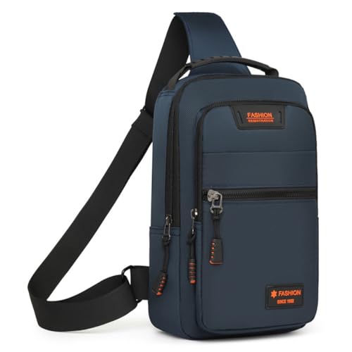 HeYuMeio Multi Zweck Rucksack, geeignet für Männer und Frauen Wandern und Radfahren - Schultertasche mit Kopfhörer Jack und Freizeit Bag,Blau von HeYuMeio