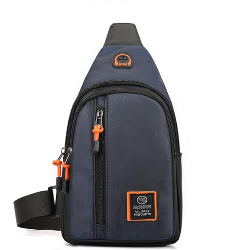 HeYuMeio Multi Zweck Rucksack, geeignet für Männer und Frauen Wandern und Radfahren - Schultertasche mit Kopfhörer Jack und Freizeit Bag,Blau von HeYuMeio