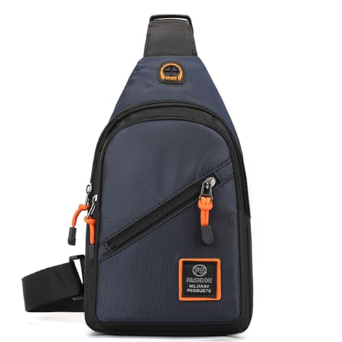 HeYuMeio Multi Zweck Rucksack, geeignet für Männer und Frauen Wandern und Radfahren - Schultertasche mit Kopfhörer Jack und Freizeit Bag,Blau von HeYuMeio