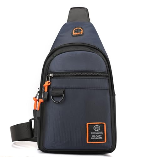 HeYuMeio Multi Zweck Rucksack, geeignet für Männer und Frauen Wandern und Radfahren - Schultertasche mit Kopfhörer Jack und Freizeit Bag,Blau von HeYuMeio