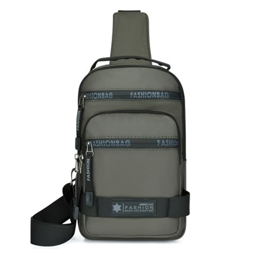 HeYuMeio Multi Zweck Rucksack, geeignet für Männer und Frauen Wandern und Radfahren - Schultertasche mit Kopfhörer Jack und Freizeit Bag,Grün von HeYuMeio