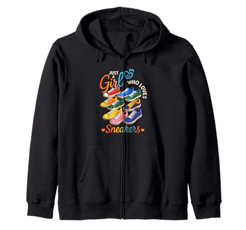 Buntes Head-Streetstyle-Just Girl, das Sneakers liebt Kapuzenjacke Buntes Head-Streetstyle-Just Girl, das Sneakers liebt Kapuzenjacke von Head Street Style Just Girl Who Loves Sneakers