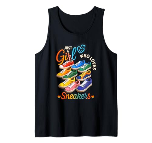 Buntes Head-Streetstyle-Just Girl, das Sneakers liebt Tank Top Buntes Head-Streetstyle-Just Girl, das Sneakers liebt Tank Top von Head Street Style Just Girl Who Loves Sneakers
