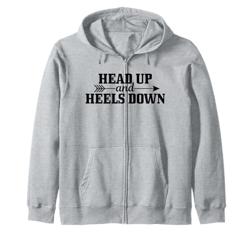 Head Up & Heels Down Reitpferd Geschenke für Mädchen Kapuzenjacke Head Up & Heels Down Reitpferd Geschenke für Mädchen Kapuzenjacke von Head Up & Heels Down - Horse Gifts For Girls