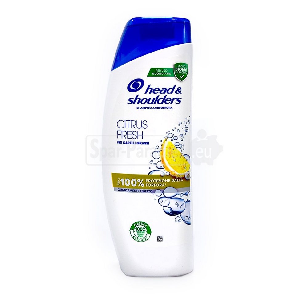 Head & Shoulders Haarshampoo Head & Shoulders Anti-Schuppen Shampoo Citrus Fresh, 360 ml von Head & Shoulders
