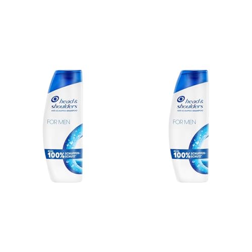 Head & Shoulders Head & Shoulders For Men Anti-Schuppen Shampoo, Bis Zu 100% Schuppenschutz, 500ML (Packung mit 2) von Head & Shoulders