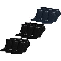 HEAD Herren Damen Unisex Sneaker Basic Sport Socken - 6er 9er 12er Multipack von Head