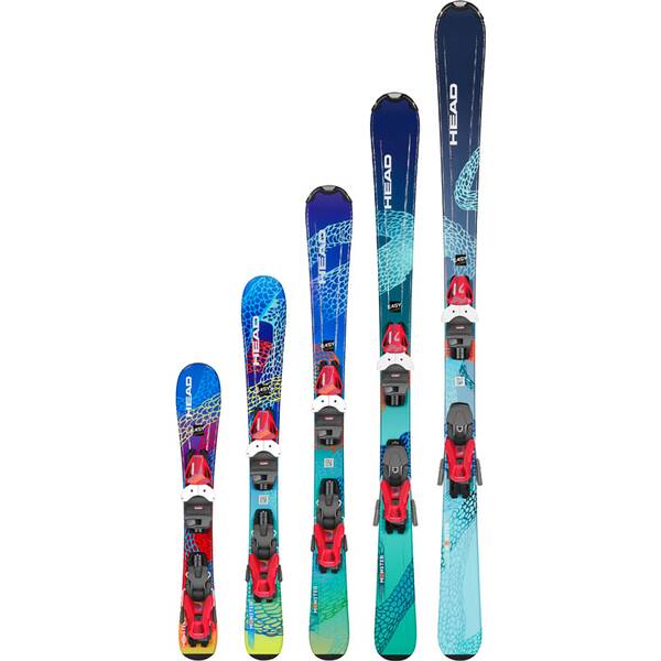 HEAD Kinder Racing Ski Monster Easy JRS + JRS 4.5 GW CA von Head