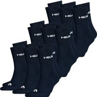 HEAD Unisex Sportsocken Crew 6er 9er 12er Multipack von Head