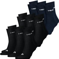 HEAD Unisex Sportsocken Crew 6er 9er 12er Multipack von Head