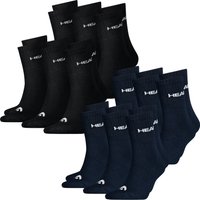 HEAD Unisex Sportsocken Crew 6er 9er 12er Multipack von Head