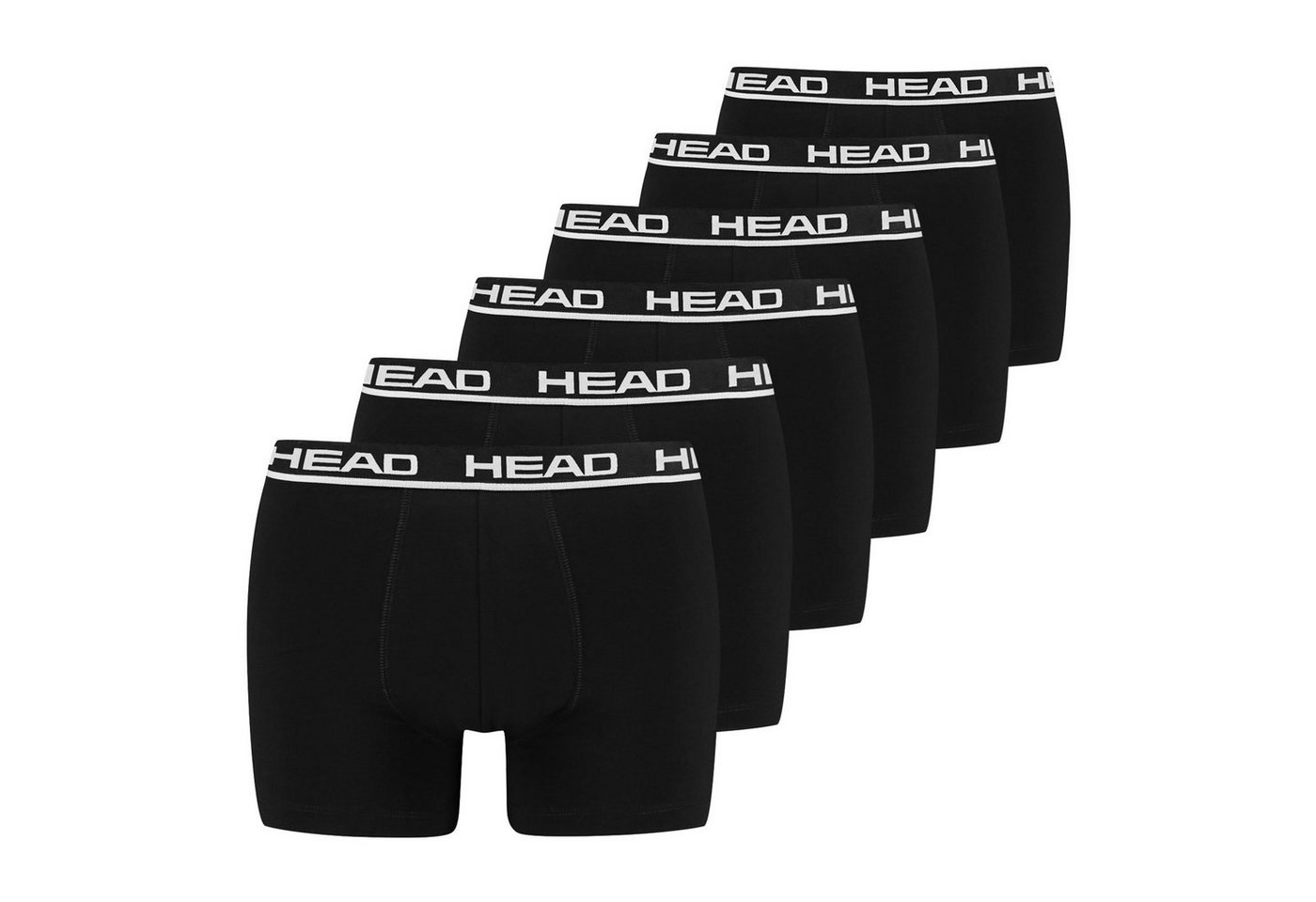 Head Boxer Basic (6-St) mit umlaufendem Markenschriftzug am Bund von Head