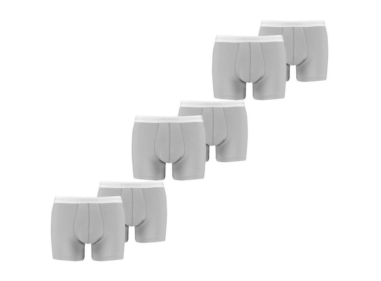 Head Boxershorts BASIC BOXER 6er Pack (6-St) mit Logo Webbund von Head