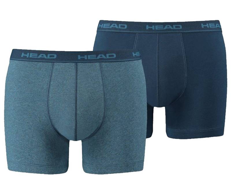 Head Boxershorts Basic Boxer Hüft-Shorts Unterhose Outdoorsport (Set, 2er-Pack) mit Logo auf dem Elastikbund von Head