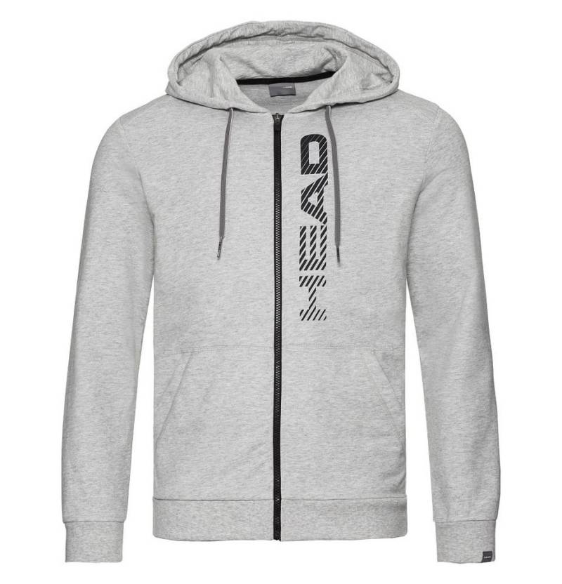 Head Kapuzenpullover Hoodie mit Kapuze Club Fynn Fullzip hellgrau Herren von Head