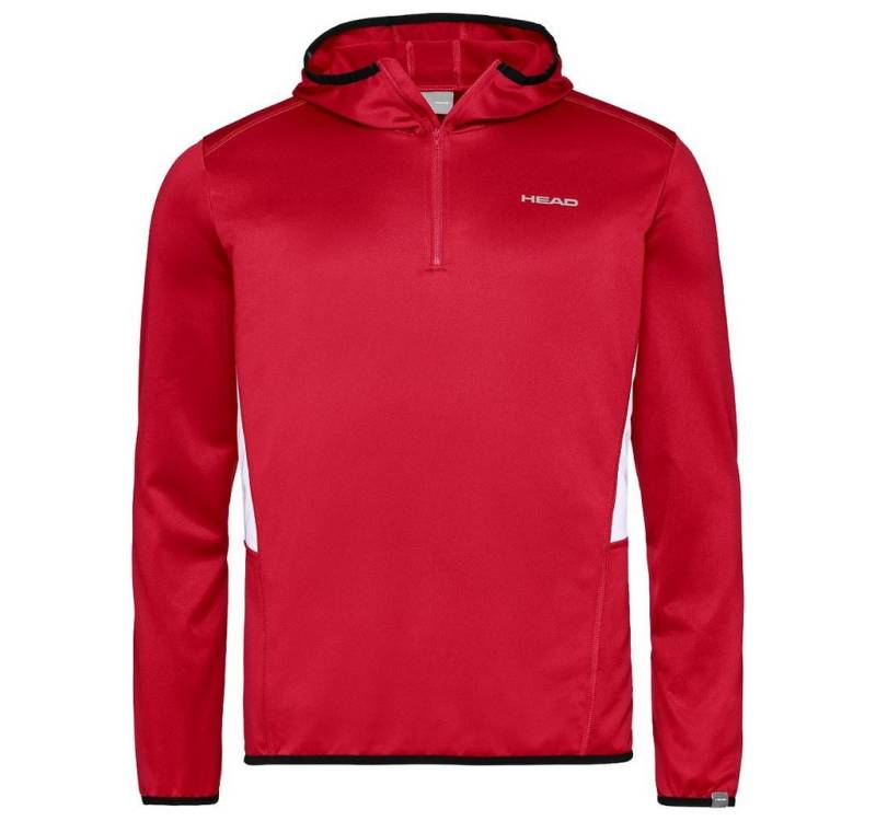 Head Kapuzenpullover Hoodie mit Kapuze Club Technical Half-Zip rot Herren von Head