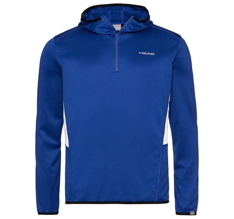 Head Kapuzenpullover Hoodie mit Kapuze Club Technical Half-Zip royalblau Herren von Head