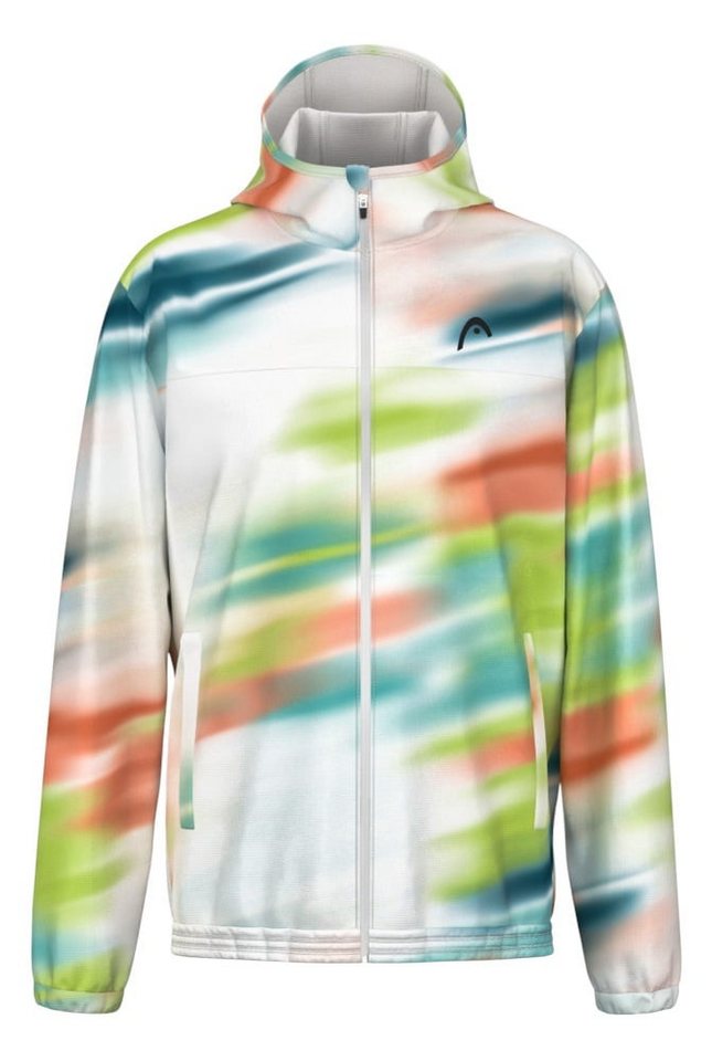 Head Kapuzenpullover Kapuzenjacke Blur Fullzip (100% Polyester) weiss/bunt Herren von Head