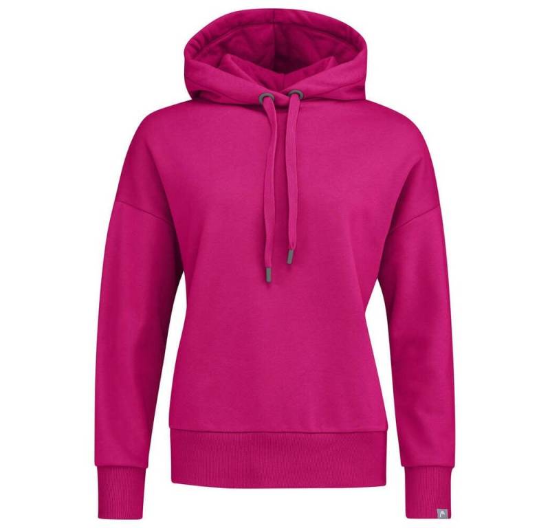 Head Kapuzenpullover Motion Sweatshirt (Bio-Baumwolle) magenta Damen von Head