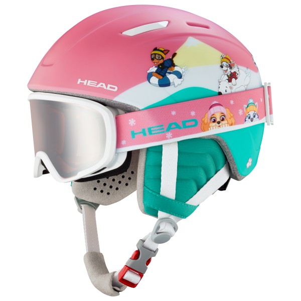 Head - Kid's Maja Set Paw S2 VLT 20% - Skihelm Gr 52-56 cm - XS/S rosa von Head