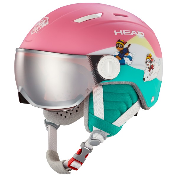 Head - Kid's Maja Visor Paw S2 VLT 20% - Skihelm Gr 52-56 cm - XS/S rosa Head - Kid's Maja Visor Paw S2 VLT 20% - Skihelm Gr 52-56 cm - XS/S rosa von Head
