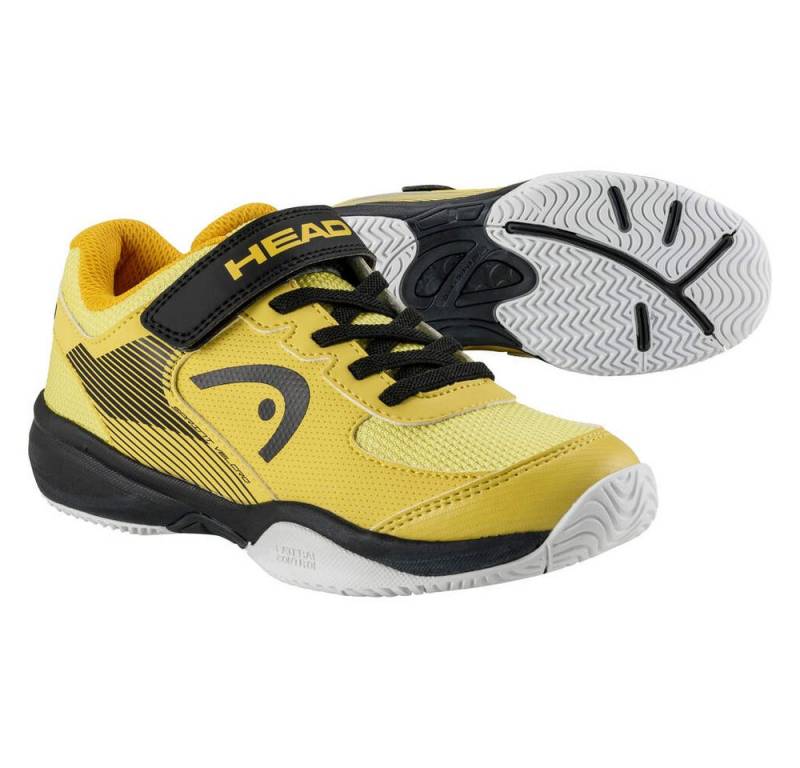 Head Kinder Tennisschuhe HEAD Sprint Velcro 3.0 Kids BNBK Banana Schwarz Tennisschuh von Head