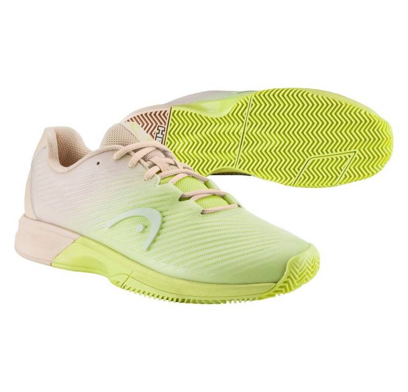 Head Revolt Pro 4.0 Clay/Sandplatz beige/limegrün Damen Tennisschuh von Head